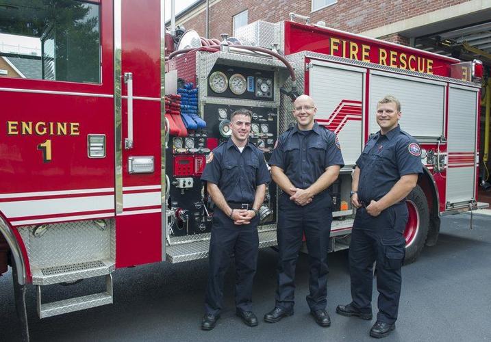 Back to full staff; Fire Dept. welcomes 3 new recruits, 2 academy ...