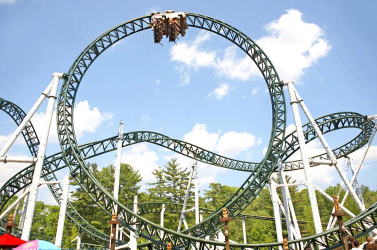 Canobie Lake Park has over 85 rides, games, and attractions