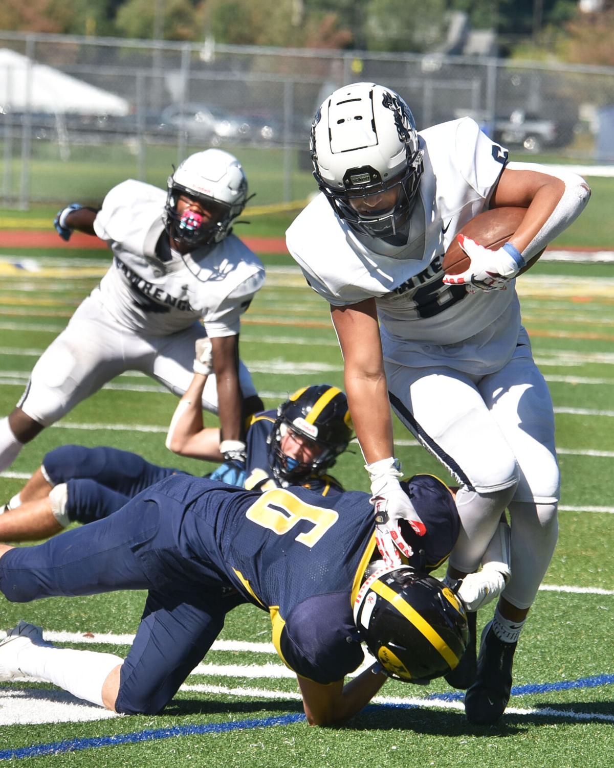 Lawrence defeated Andover 37-26 in Saturday afternoon football action.