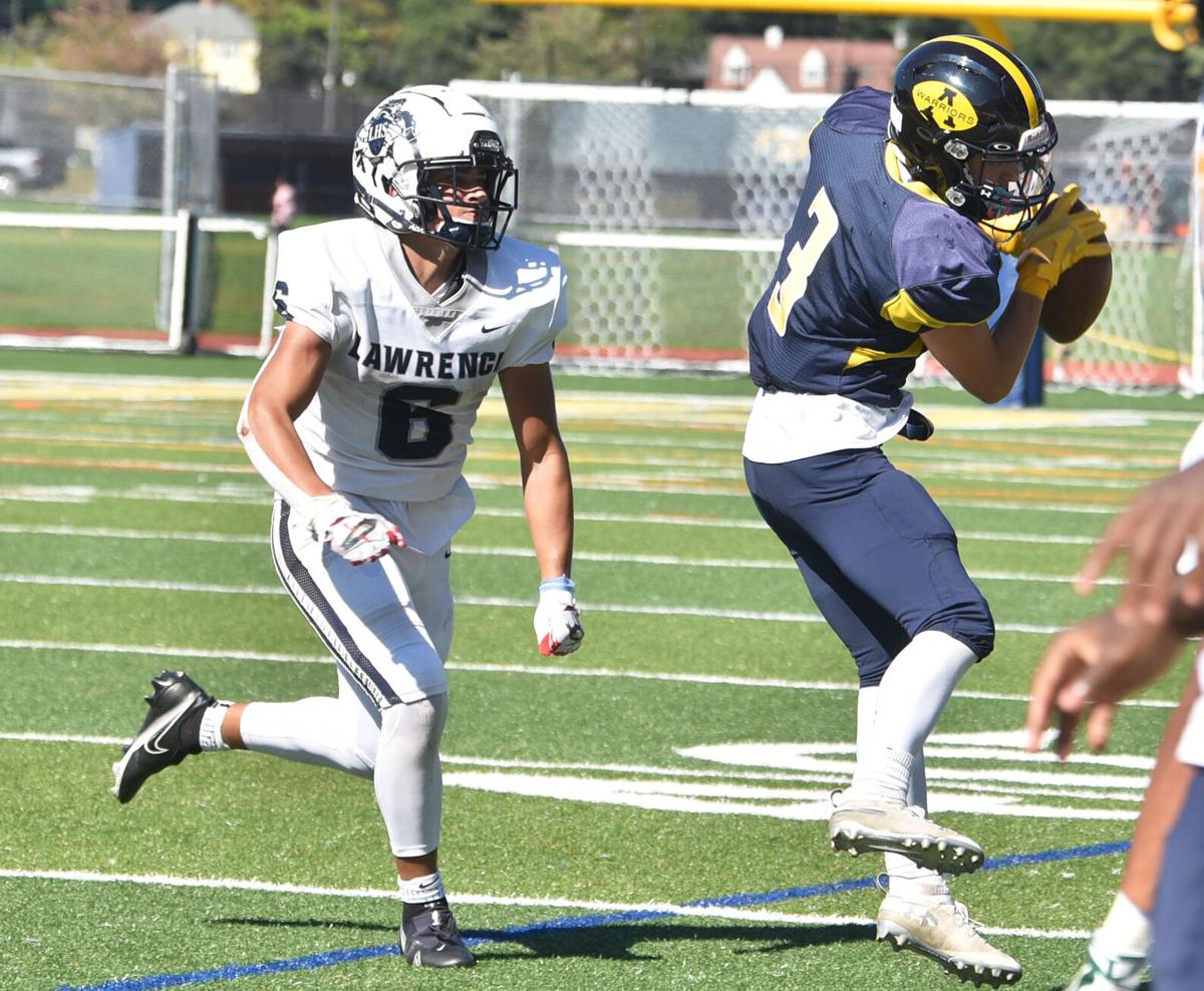 Lawrence defeated Andover 37-26 in Saturday afternoon football action.