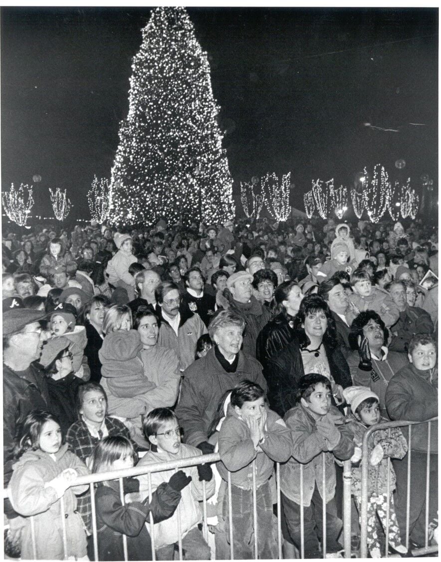 Andover s Lost Treasure 100 foot tall Christmas tree Lifestyles