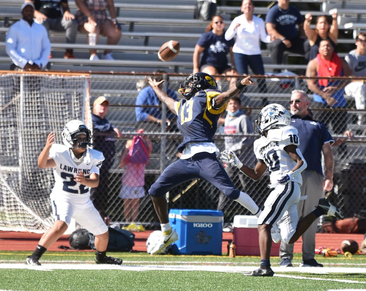 Lawrence defeated Andover 37-26 in Saturday afternoon football action.