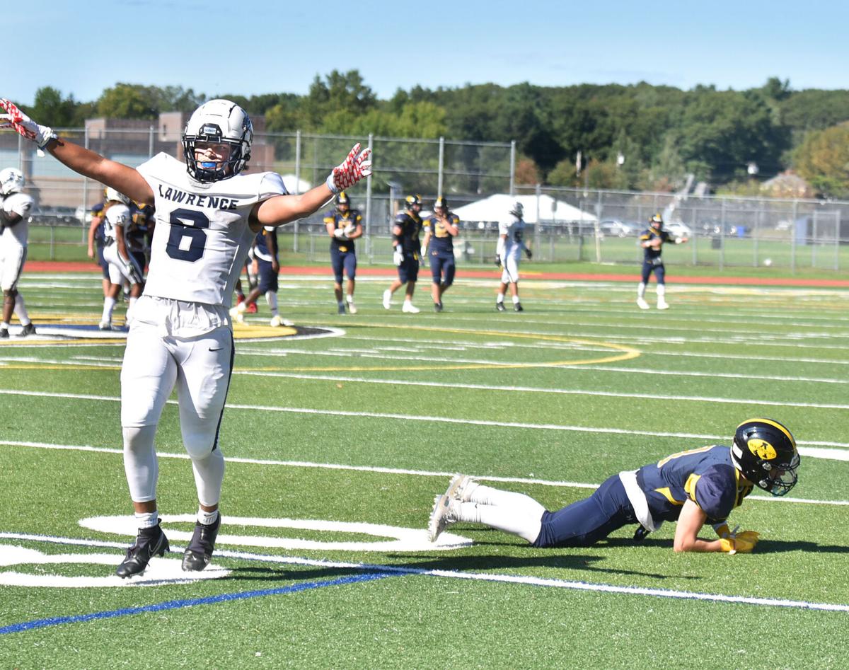 Lawrence defeated Andover 37-26 in Saturday afternoon football action.
