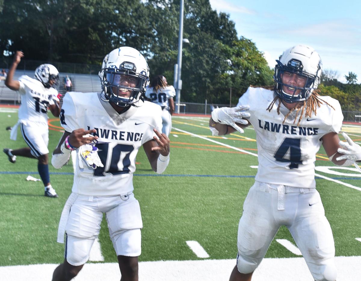 Lawrence defeated Andover 37-26 in Saturday afternoon football action.
