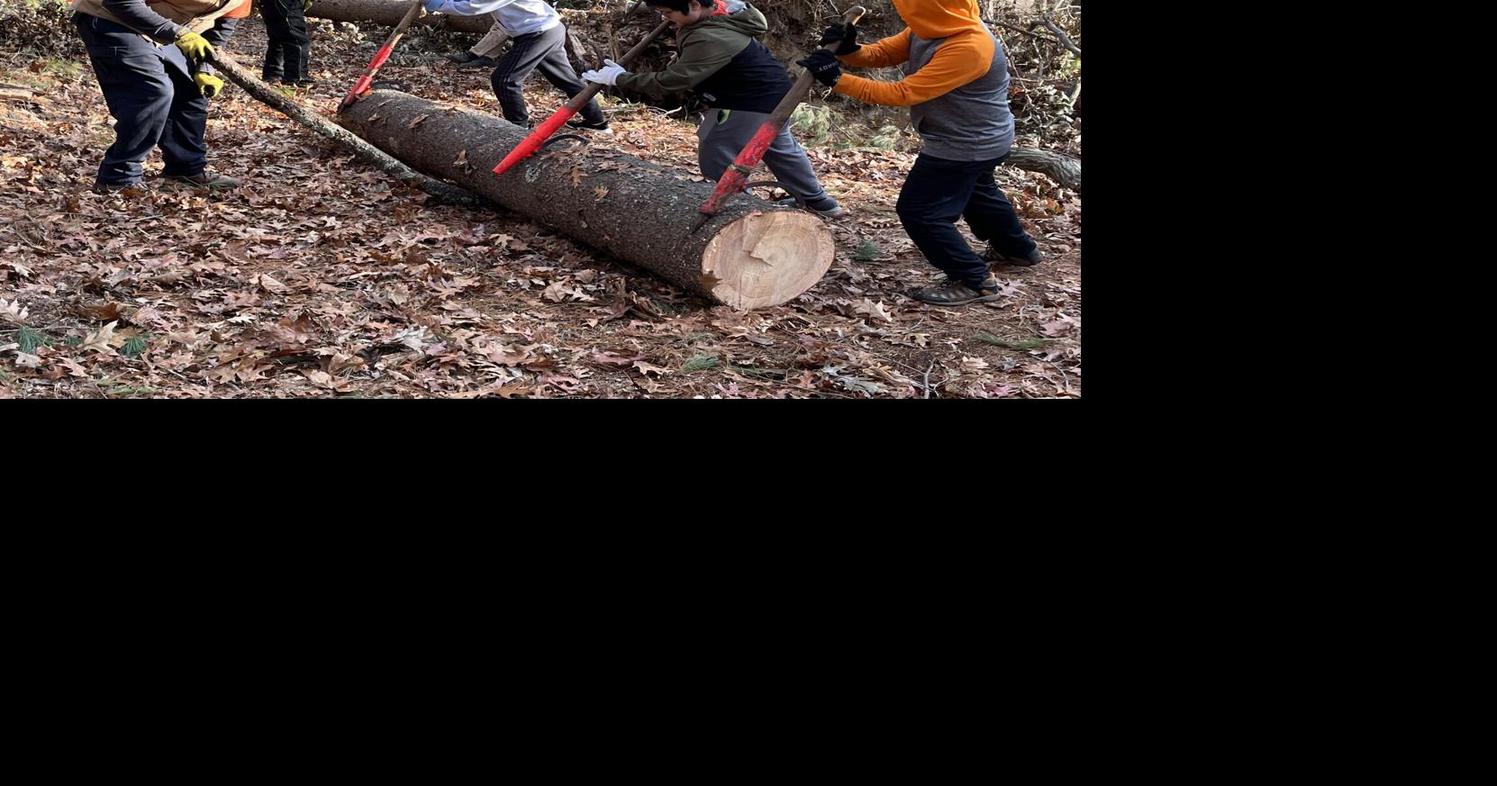 Scouts help clean up storm damage at reservation | Local News ...