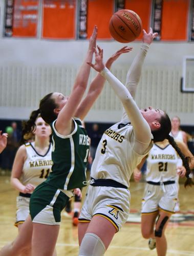 Andover defeated Wachusett 61-57 in Division 1 semifinals in girls basketball action. 3/013/2023