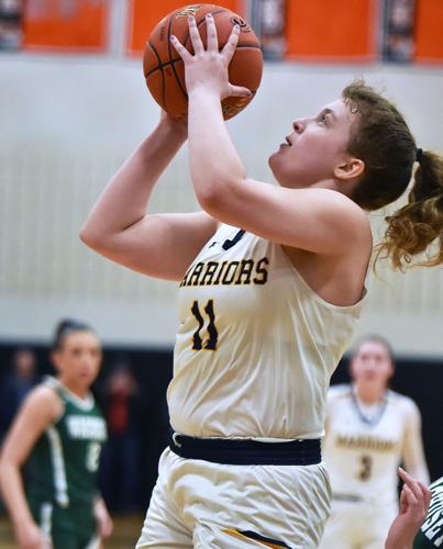 Andover defeated Wachusett 61-57 in Division 1 semifinals in girls basketball action. 3/013/2023