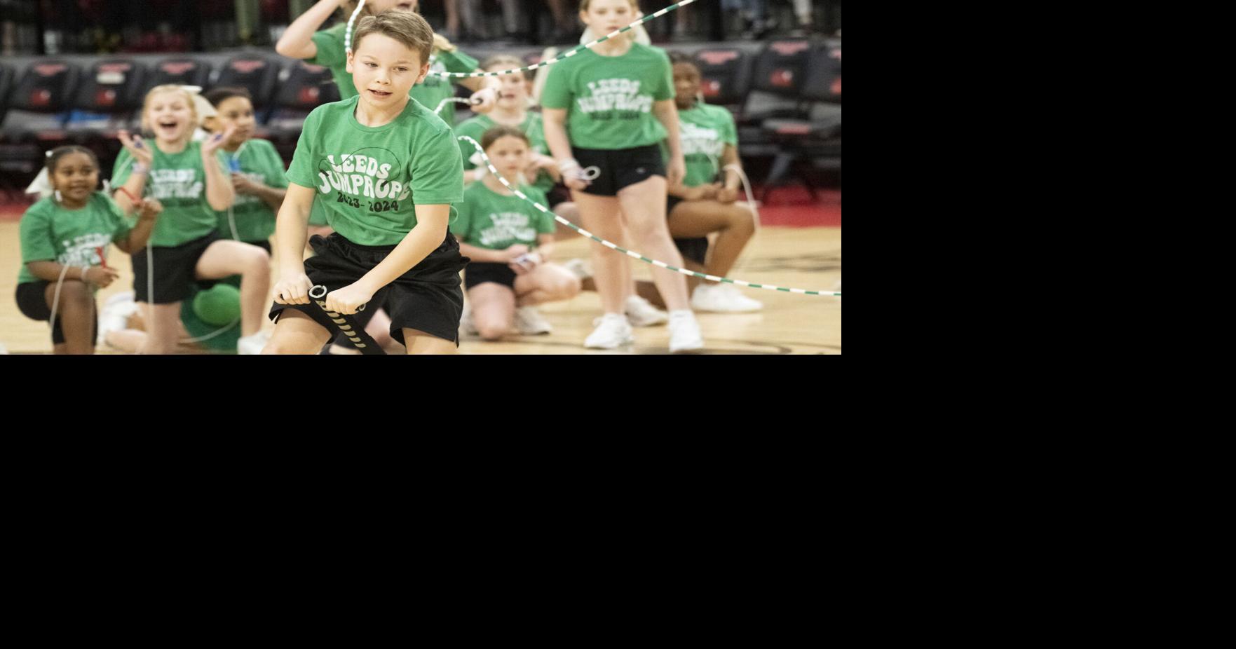 Photos Leeds Jump Rope Team performs at JSU Basketball game The St