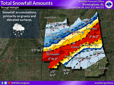 Snow Forecast Intensifies Schools Close Free Annistonstar Com