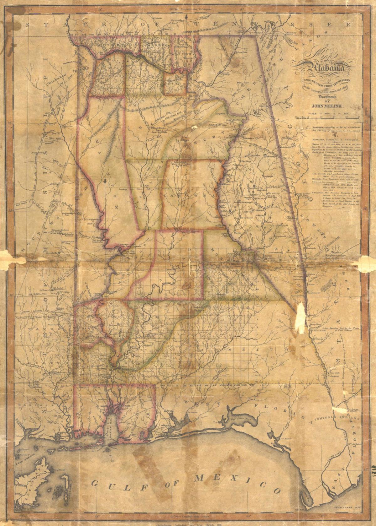 For years after Alabama's statehood, Native Americans held on to