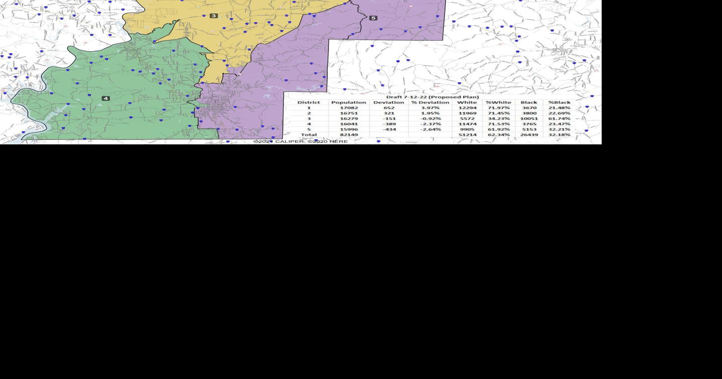 Redistricting proposal faces likely Talladega County Commission vote Sept. 12 News