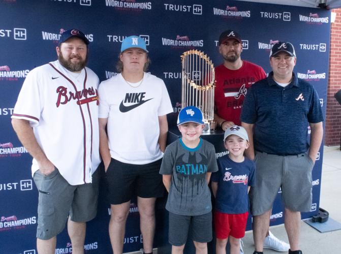 Fans can see Braves' World Series trophy at Choccolocco Monsters