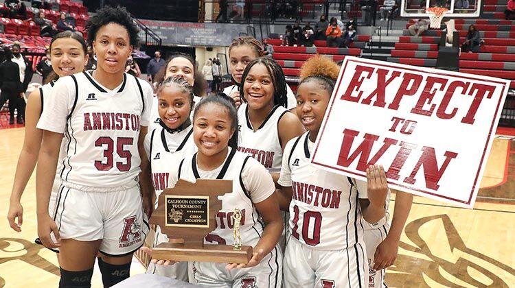 AnnistonStar.com - Photos: Anniston vs Oxford, Calhoun County Girls Basketball Tournament Championship Game image