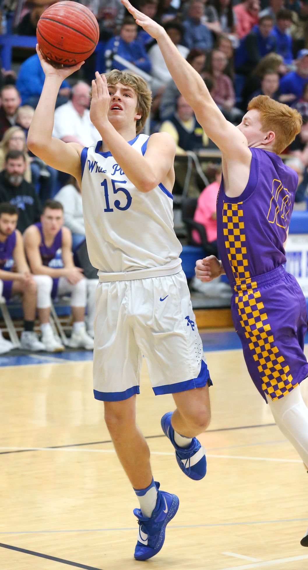 Ranburne at White Plains Boys AHSAA Basketball Game Slideshows