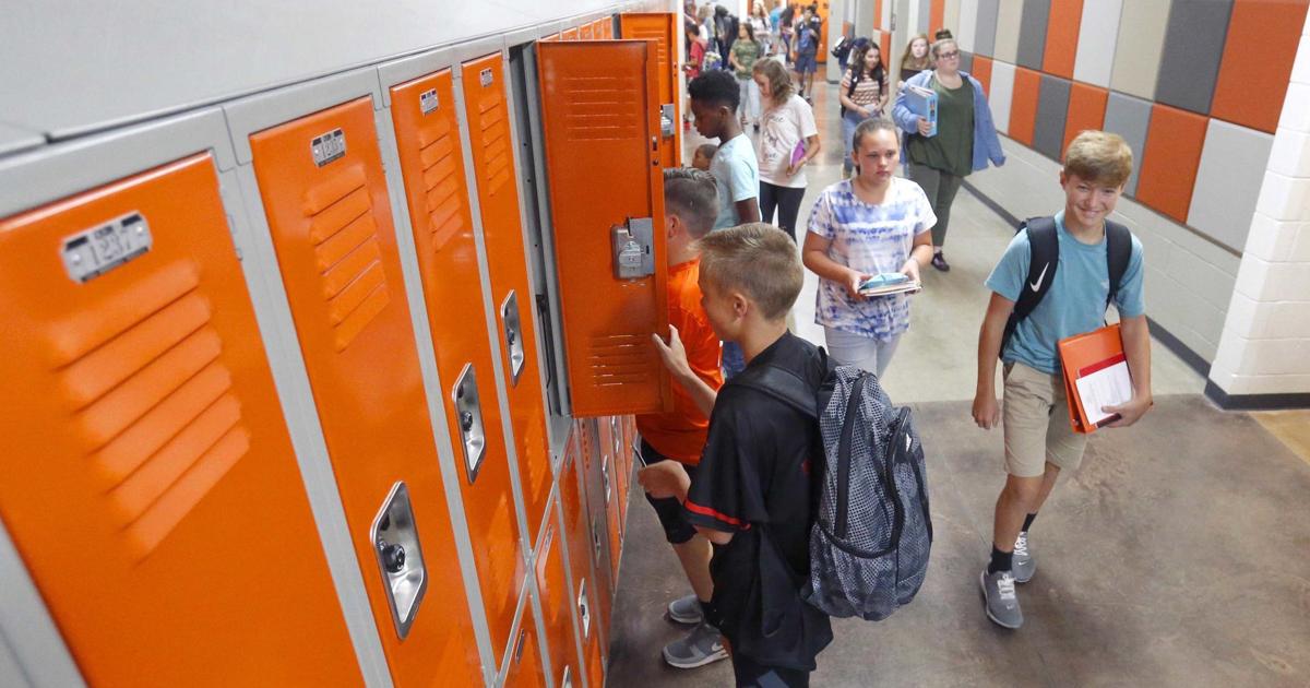 First Day of School at Alexandria Middle School Slideshows