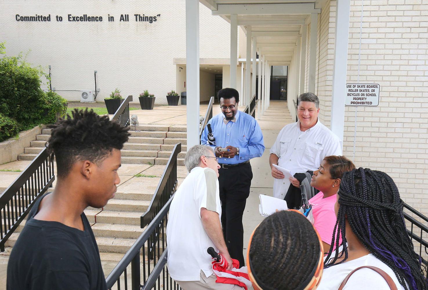 Local residents seek to clean up Anniston High School | Anniston