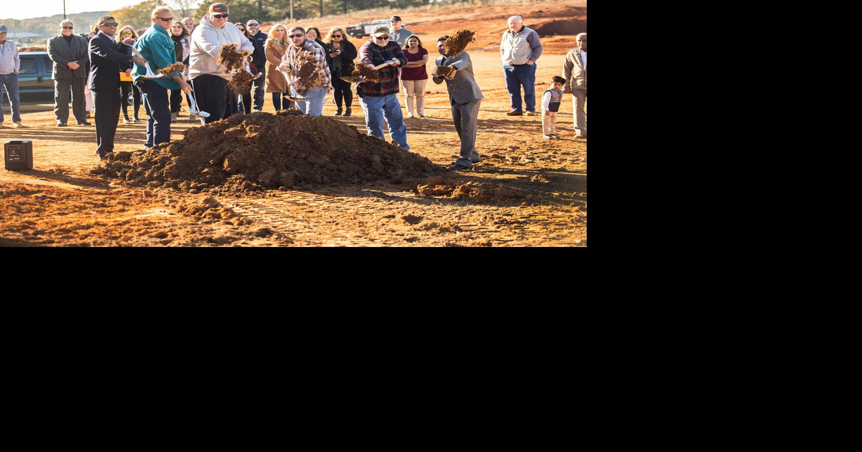 Local officials gather for groundbreaking of new retail center in ...