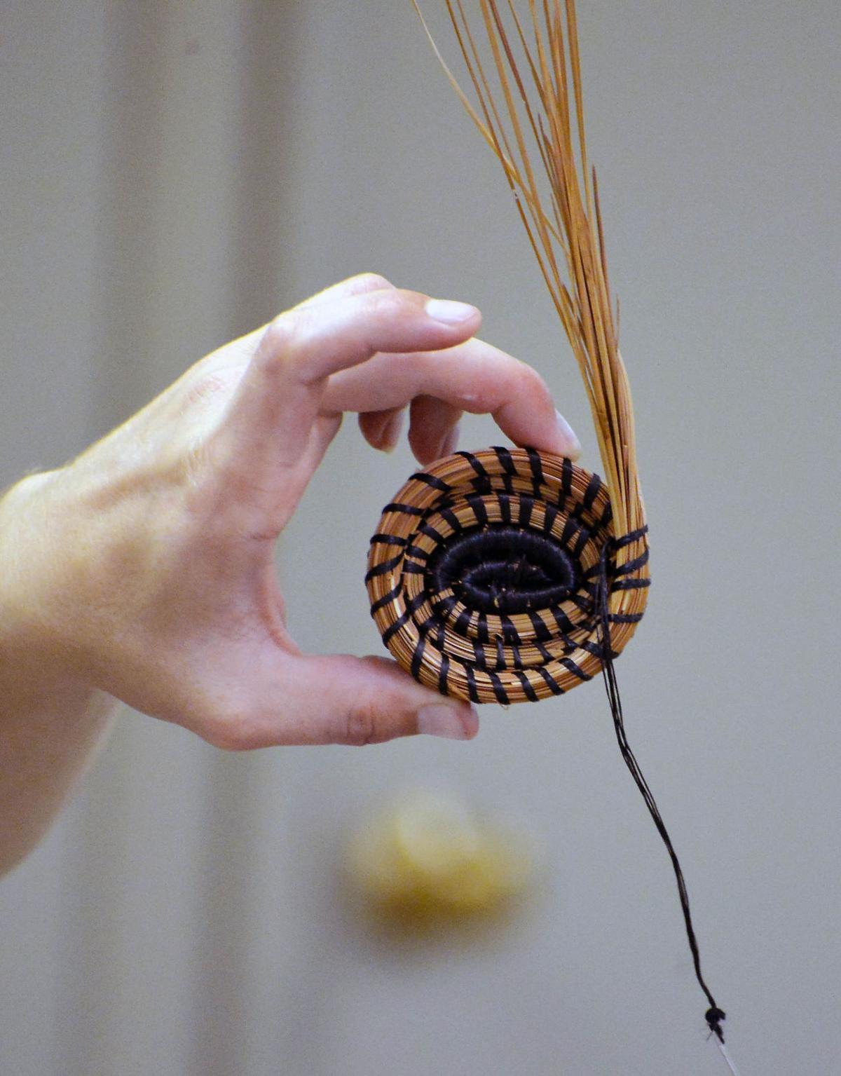 Anniston museum hosts basket weaving class using longleaf pine needles