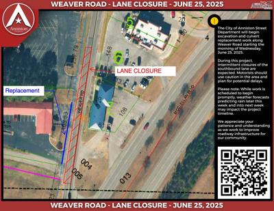 Weaver Road to close for improvements | Anniston | annistonstar.com