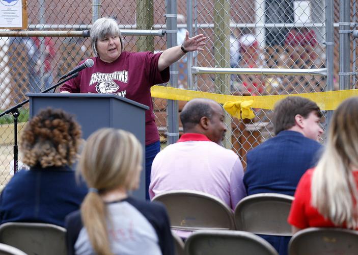 Golden Springs Elementary hosts officials for tour of schoolโs garden