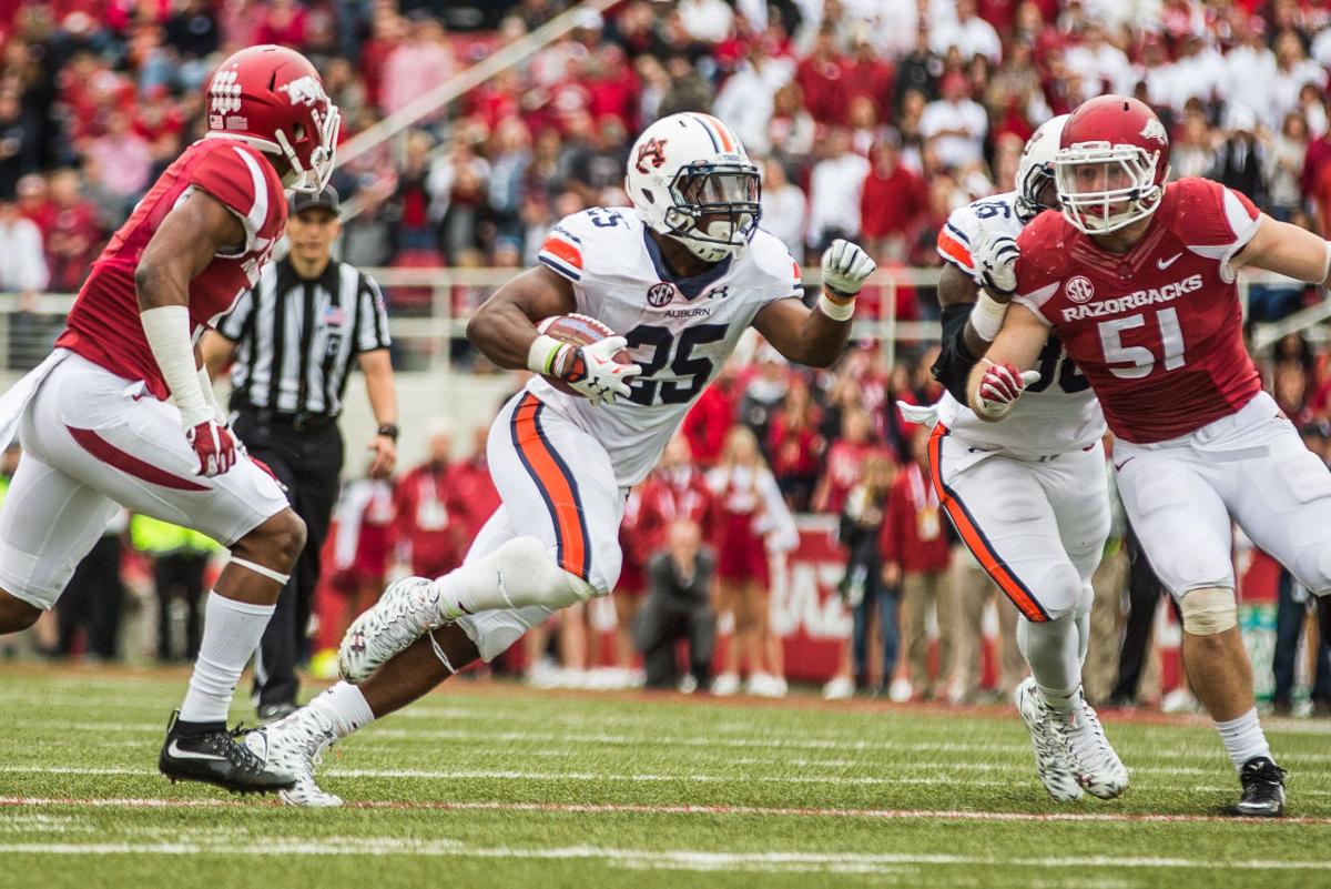 College Football Auburn at Arkansas Slideshows