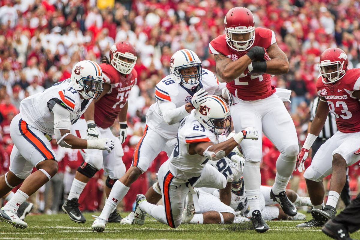 College Football Auburn at Arkansas Slideshows