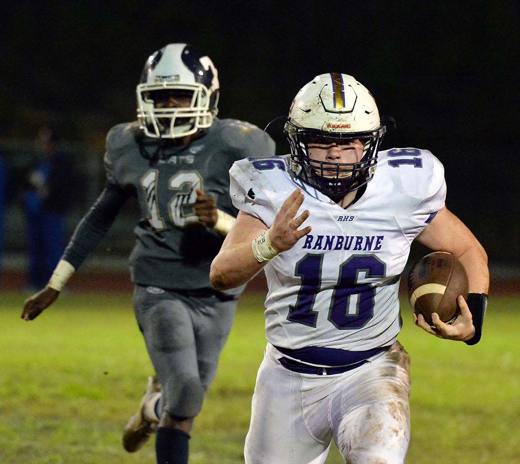 Prep Football Ranburne vs Tarrant Slideshows