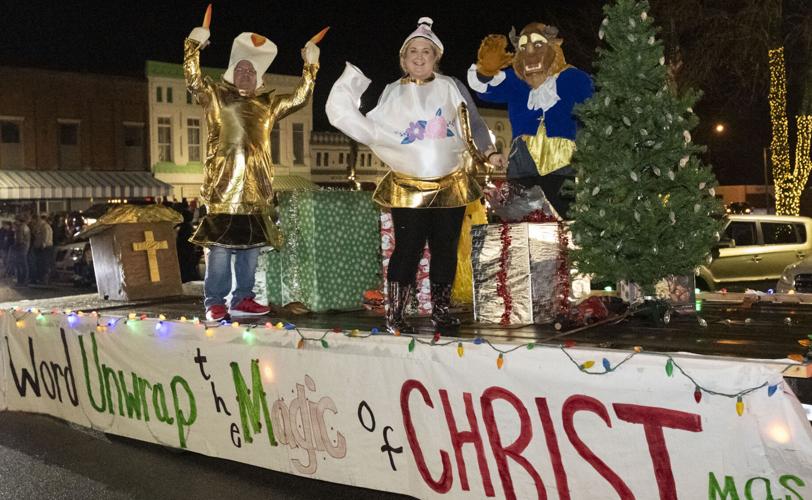 Talladega Christmas season with tree, parade News