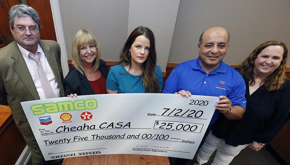 SAMCO donates 25K to children’s advocacy group Calhoun County