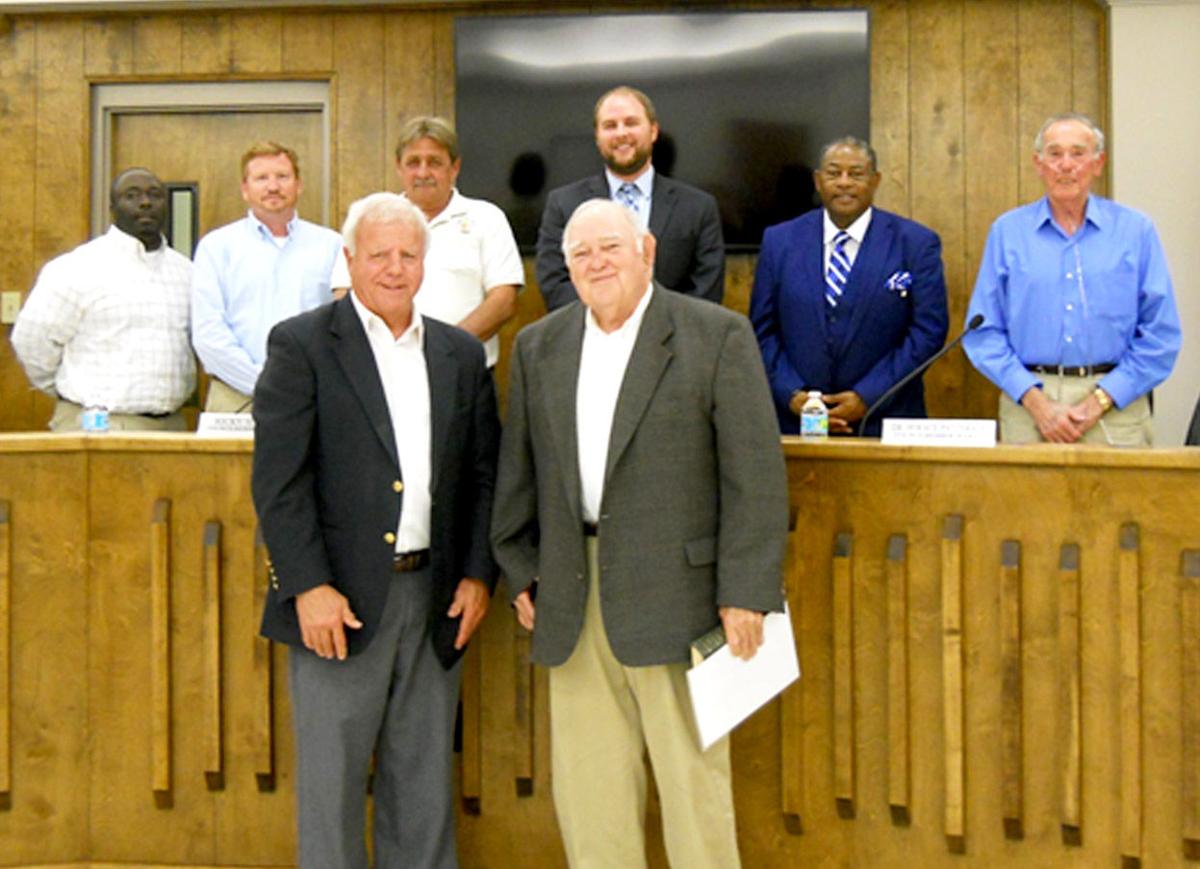 Clarence Haynes takes oath of office for Talladega Municipal Airport