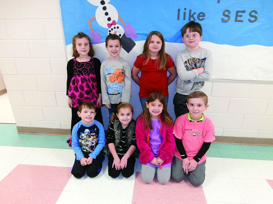 Springville Elementary School Students of the Month School Days