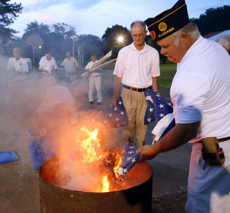 American legion post 98 flag disposal ceremony slideshows
