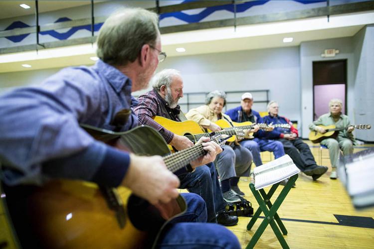 PICKING AND GRINNING Local musicians come together at Childersburg