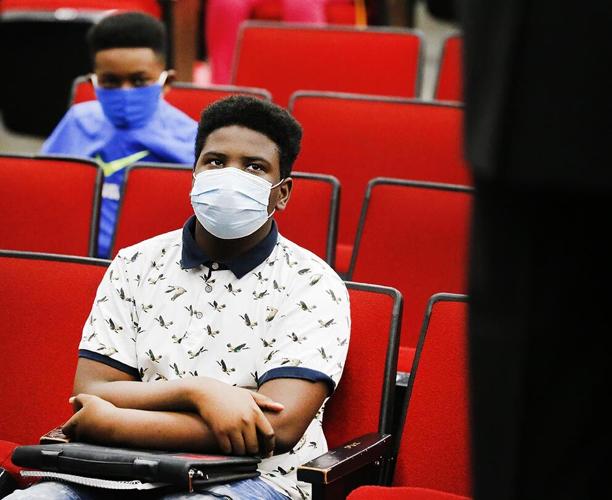 Photos First Day of InPerson Classes at Anniston Middle School News