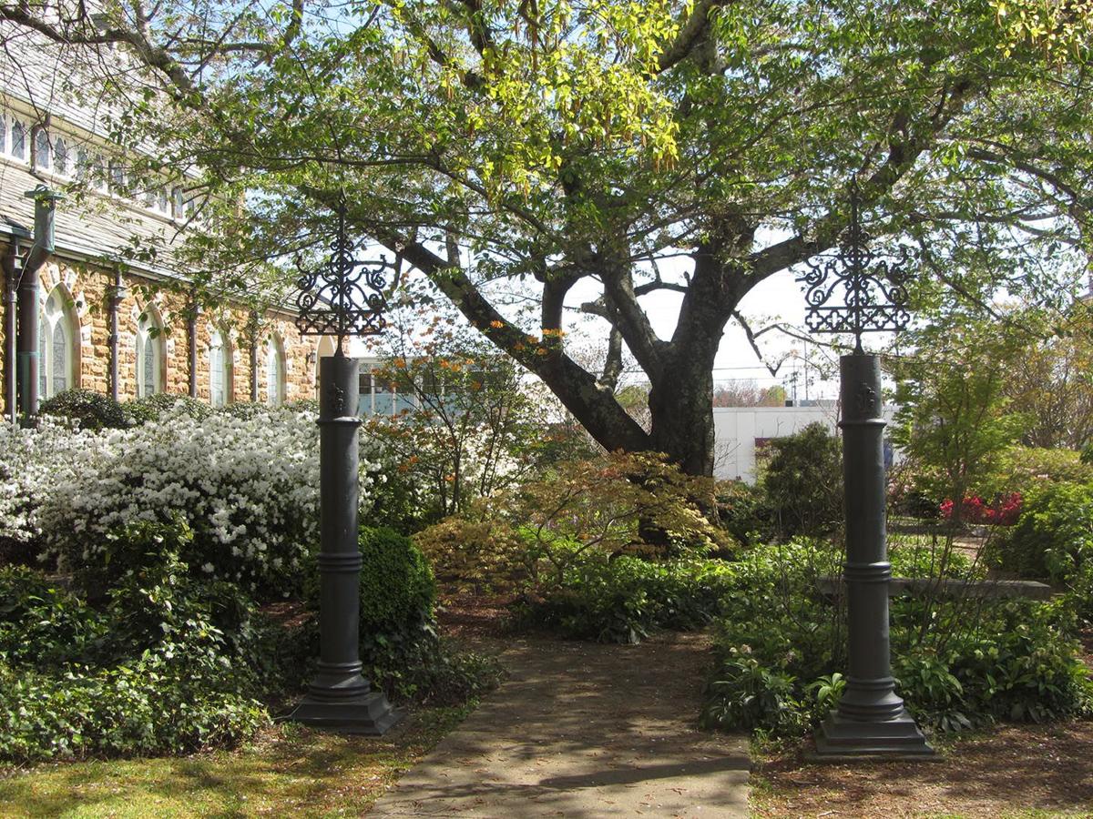 The gardens of Grace Episcopal Church are glorious in spring Home