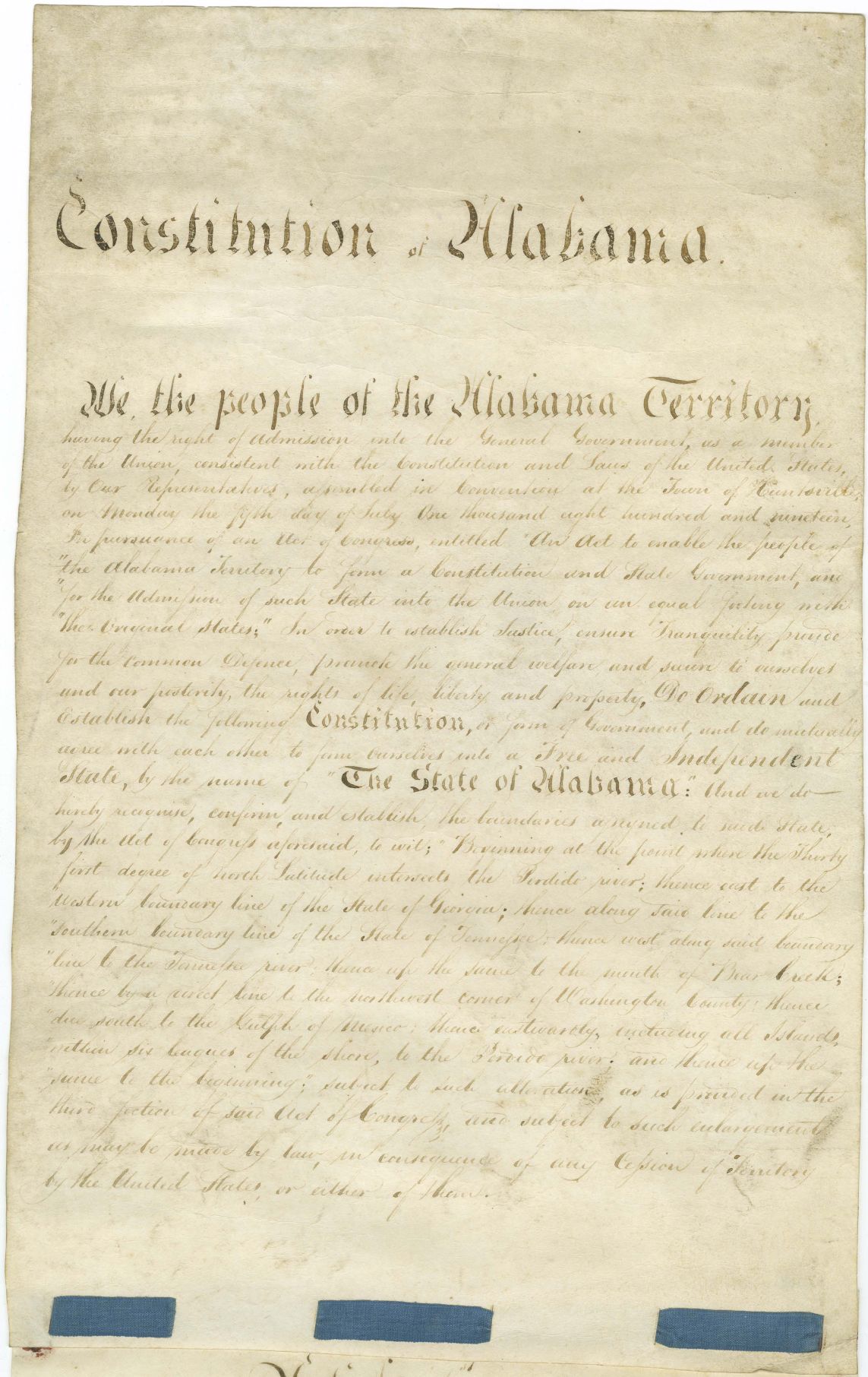 Happy birthday to Alabama's first state Constitution Hot Blast