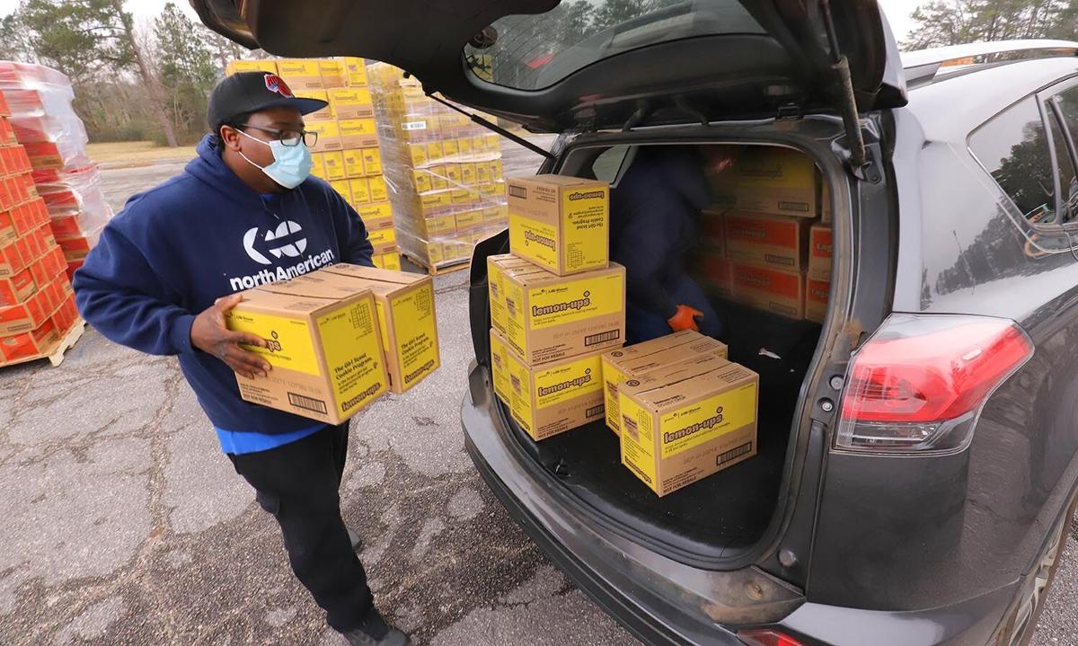 Girl Scout cookie drop