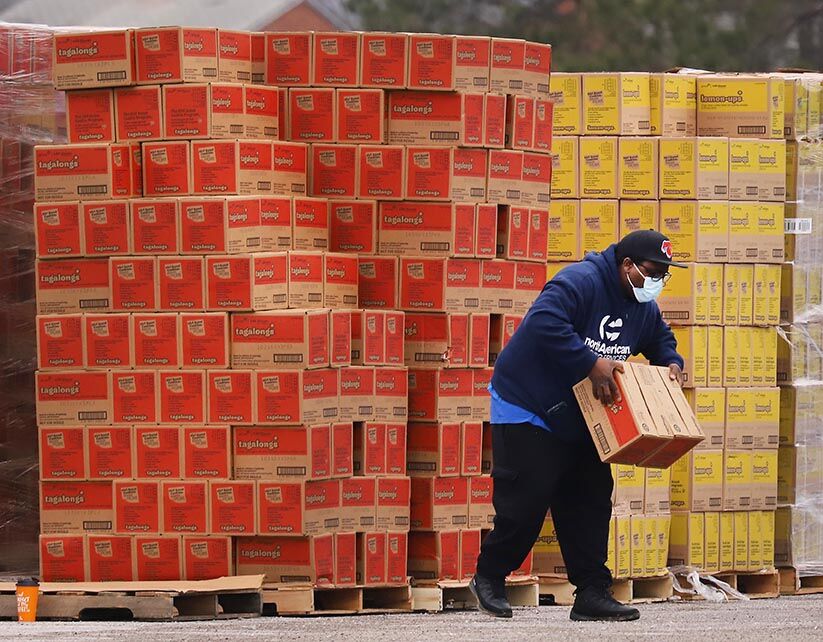 Girl Scout cookie drop