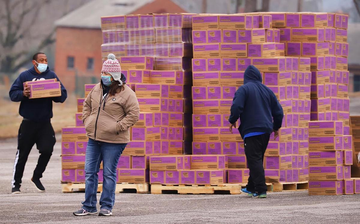 Girl Scout cookie drop