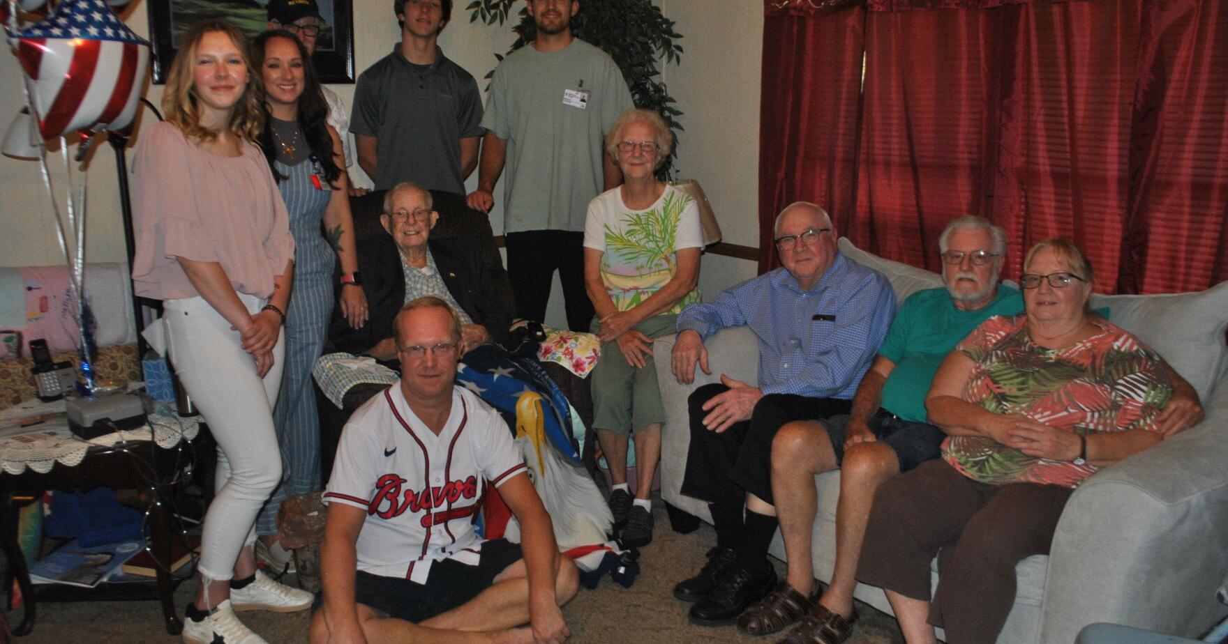 WWII veteran saluted in St. Clair County - Vimarsana News