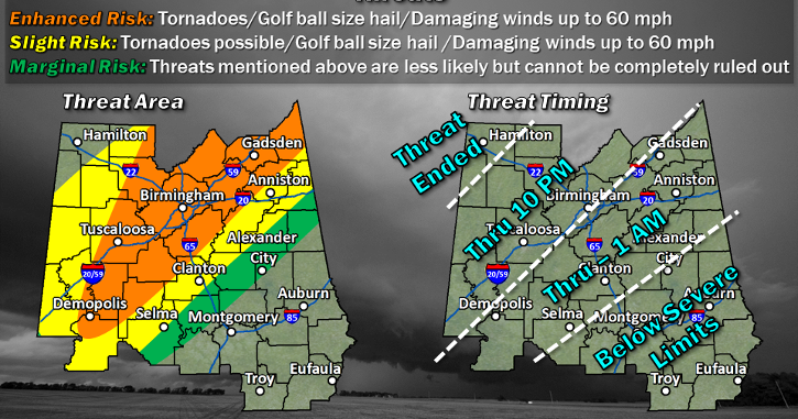 Calhoun County tornado warning ends; watch still in effect | Free ...