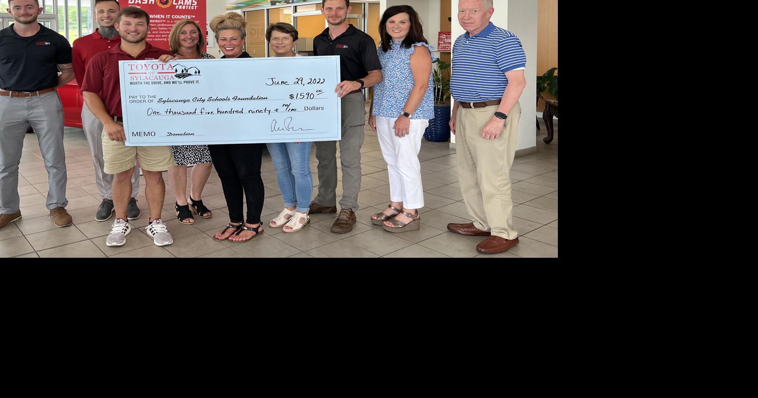Sylacauga City Schools Foundation awards #39 Chair #39 status to Toyota of