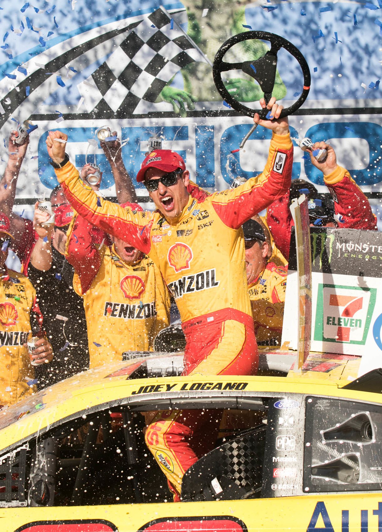 TEAM TALLADEGA: Ford Teams Up, Puts Joey Logano Into Victory Lane | The ...