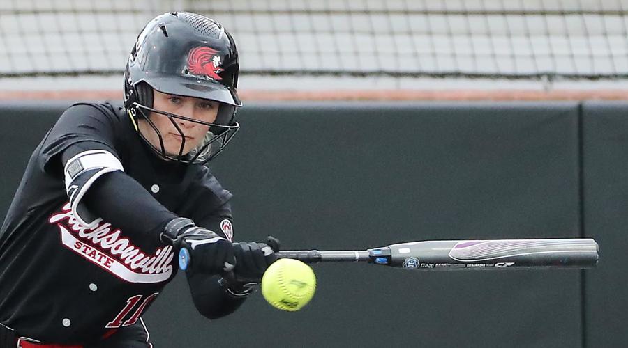 JSU softball Playing in cold weather, Terry and JSU heat up to sweep