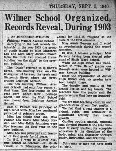 Look Back To A History Of Anniston S Schools 1940 News Annistonstar Com