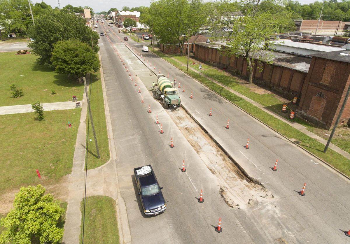 City of Talladega reworking Battle Street roadbeds above water lines