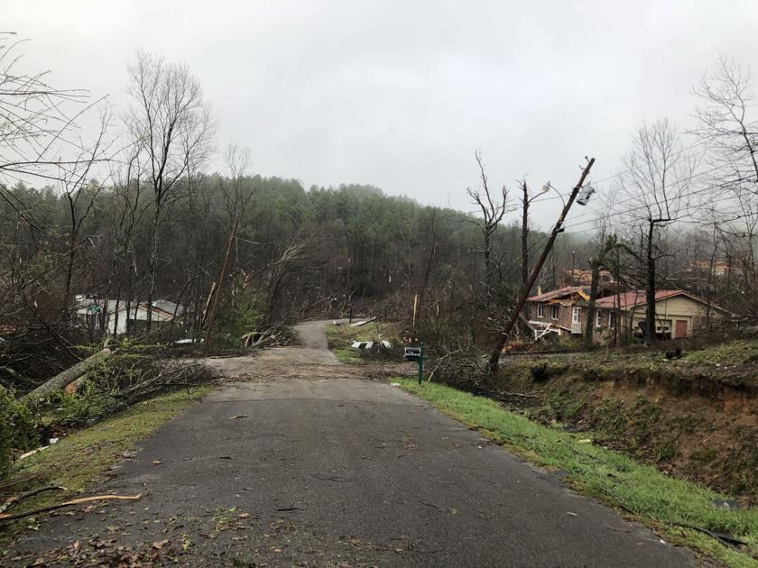 Jacksonville's storm damage Ontheground reports (230 p.m. update