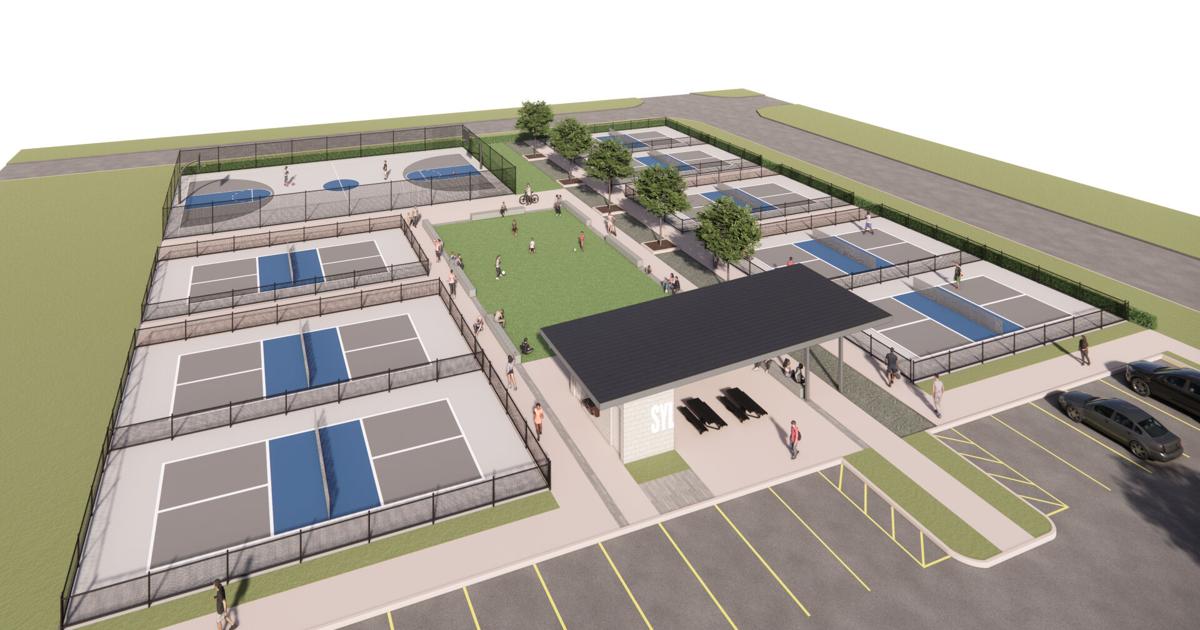 Pickleball basketball court designs unveiled for old Sylacauga city Pickleball basketball court designs unveiled for old Sylacauga city