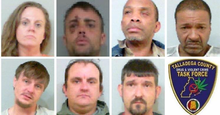 Talladega County Drug Task Force arrests 7 over the weekend (photos ...