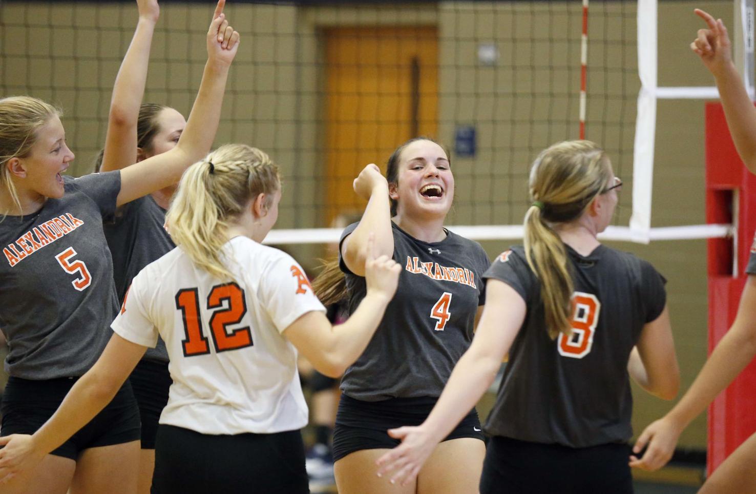 Prep volleyball Alexandria downs Jacksonville in CaroStrong Quad